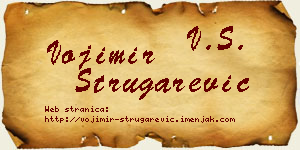 Vojimir Strugarević vizit kartica